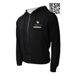 Z328  Custom embroidery LOGO zip up  Flower shop coat  zip up center Z328  Custom embroidery LOGO zip up  Flower shop coat  zip up center